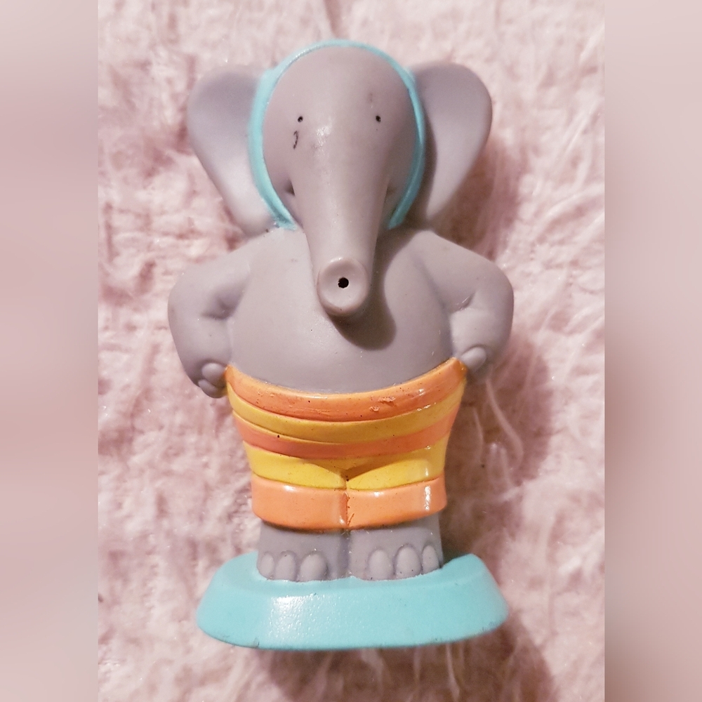 1992 Babar's World Tour Figure Squirters Swim Trunks Arby's Kid's Meal Toy
